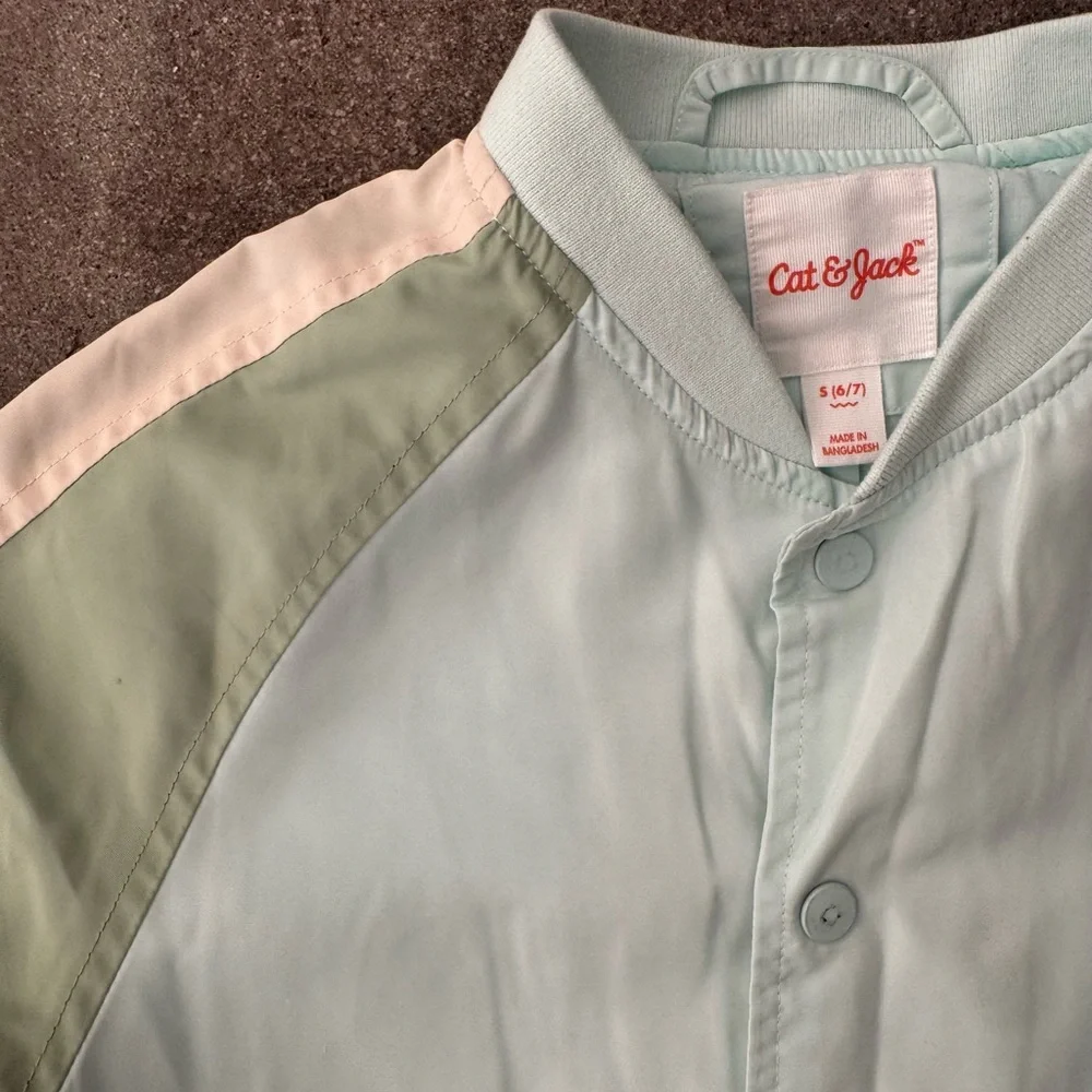 Cat & Jack Kids Jacket in Light Green Pastels